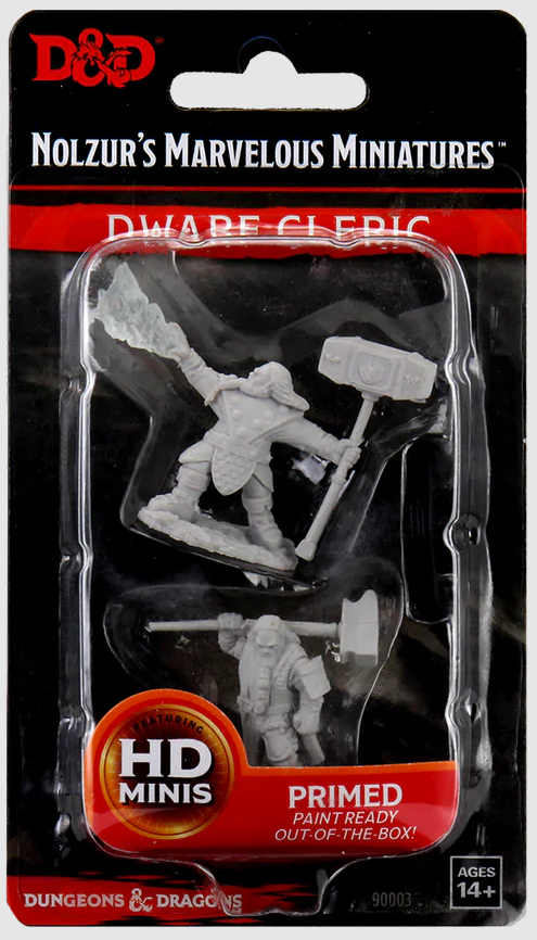 Dungeons & Dragons: Nolzurs Marvelous Miniatures: Dwarf Cleric (male) 90003